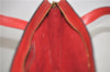 Auth Louis Vuitton Epi Saint Jacques Poignet Long Shoulder Bag M52337 Red H8989