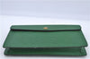 Authentic Louis Vuitton Epi Montaigne 27 Clutch Bag Green M52654 LV H8990