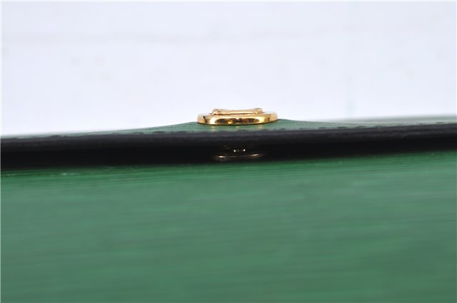 Authentic Louis Vuitton Epi Montaigne 27 Clutch Bag Green M52654 LV H8990