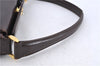 Authentic GUCCI Shoulder Hand Bag Leather Brown H8991