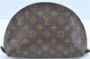 Louis Vuitton Monogram Trousse Demi Ronde 23 Cosmetic Pouch M47520 Junk H8992