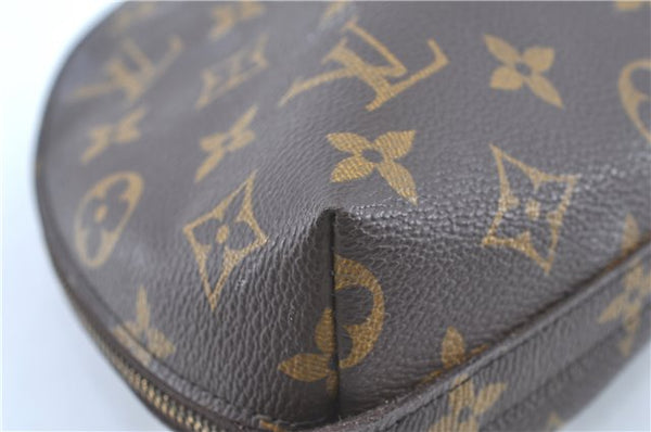 Louis Vuitton Monogram Trousse Demi Ronde 23 Cosmetic Pouch M47520 Junk H8992