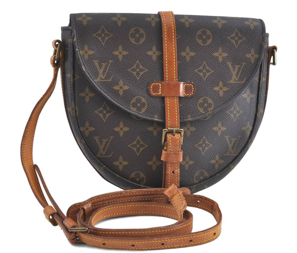 Auth Louis Vuitton Monogram Chantilly MM Shoulder Cross Bag M51233 Junk H8994