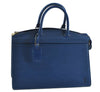 Authentic Louis Vuitton Epi Riviera Hand Bag Blue M48185 LV H8995