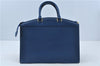 Authentic Louis Vuitton Epi Riviera Hand Bag Blue M48185 LV H8995