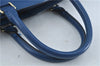 Authentic Louis Vuitton Epi Riviera Hand Bag Blue M48185 LV H8995