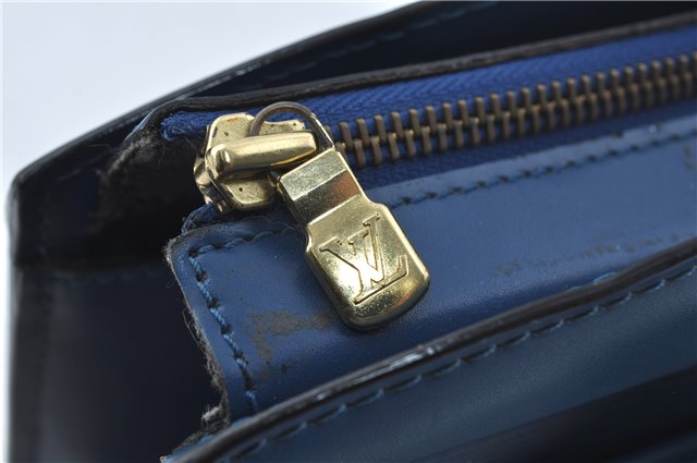 Authentic Louis Vuitton Epi Riviera Hand Bag Blue M48185 LV H8995