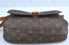 Auth Louis Vuitton Monogram Saint Cloud GM Shoulder Cross Bag M51242 LV H8997