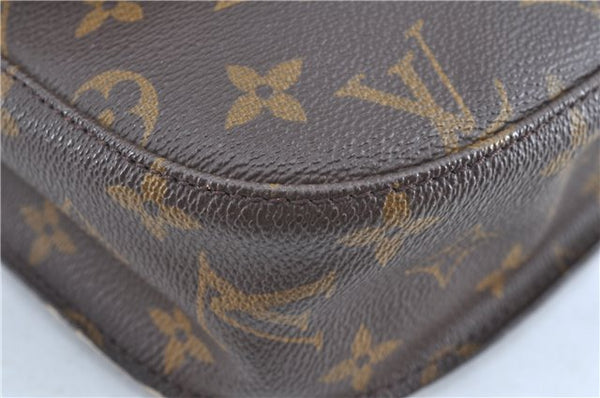 Auth Louis Vuitton Monogram Saint Cloud GM Shoulder Cross Bag M51242 LV H8997