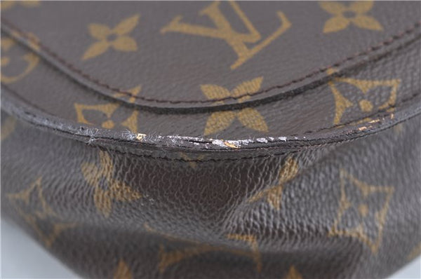 Auth Louis Vuitton Monogram Saint Cloud GM Shoulder Cross Bag M51242 LV H8997