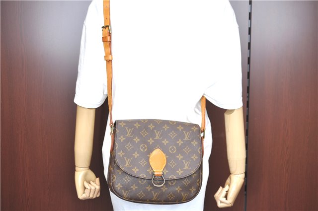 Auth Louis Vuitton Monogram Saint Cloud GM Shoulder Cross Bag M51242 LV H8997