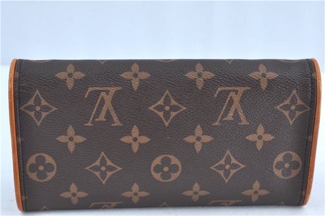 Authentic Louis Vuitton Monogram Pochette Twin PM Shoulder Bag M51854 LV H8998