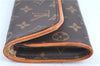 Authentic Louis Vuitton Monogram Pochette Twin PM Shoulder Bag M51854 LV H8998