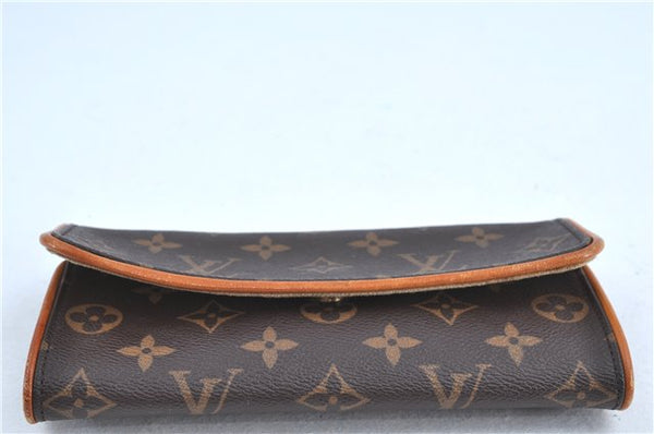 Authentic Louis Vuitton Monogram Pochette Twin PM Shoulder Bag M51854 LV H8998