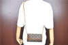 Authentic Louis Vuitton Monogram Pochette Twin PM Shoulder Bag M51854 LV H8998