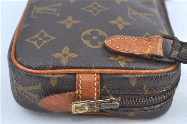 Auth Louis Vuitton Monogram Marly Bandouliere Shoulder Cross Bag M51828 LV H9008