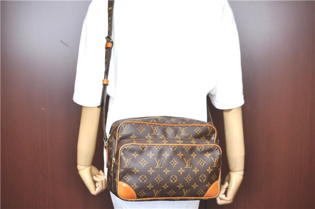 Authentic Louis Vuitton Monogram Nile Shoulder Cross Body Bag M45244 LV H9009