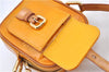 Auth Louis Vuitton Vernis Christie PM Shoulder Cross Bag Yellow M91110 LV H9011