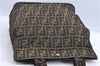 Authentic FENDI Zucca Hand Tote Bag Canvas Brown H9016