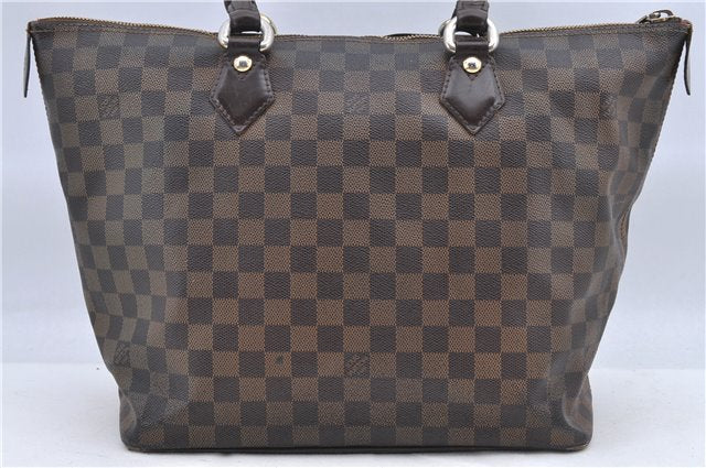 Authentic Louis Vuitton Damier Saleya MM Shoulder Tote Bag N51182 LV H9022