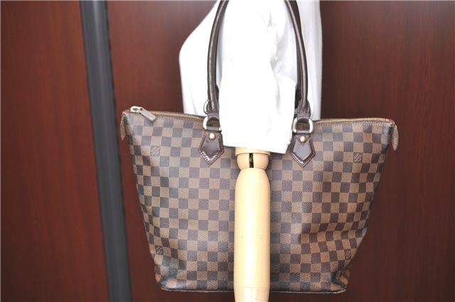 Authentic Louis Vuitton Damier Saleya MM Shoulder Tote Bag N51182 LV H9022