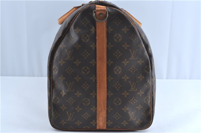 Auth Louis Vuitton Monogram Keepall Bandouliere 60 Boston Bag M41412 LV H9023