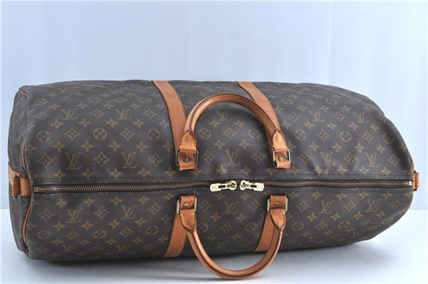 Auth Louis Vuitton Monogram Keepall Bandouliere 60 Boston Bag M41412 LV H9023