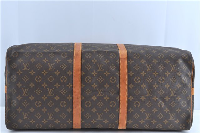 Auth Louis Vuitton Monogram Keepall Bandouliere 60 Boston Bag M41412 LV H9023