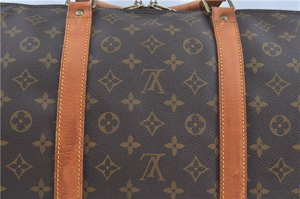 Auth Louis Vuitton Monogram Keepall Bandouliere 60 Boston Bag M41412 LV H9023