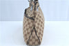 Authentic GUCCI Eclipse Shoulder Tote Bag GG Canvas Leather 121023 Brown H9026