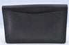 Authentic Louis Vuitton Epi Montaigne 27 Clutch Bag Black M52652 LV H9028