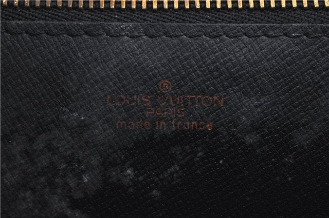 Authentic Louis Vuitton Epi Montaigne 27 Clutch Bag Black M52652 LV H9028