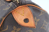 Authentic Louis Vuitton Monogram Speedy 35 Hand Bag M41524 LV H9033