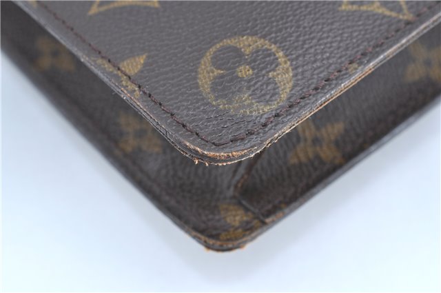 Auth Louis Vuitton Monogram Porte Documents Senateur Briefcase M53335 LV H9038