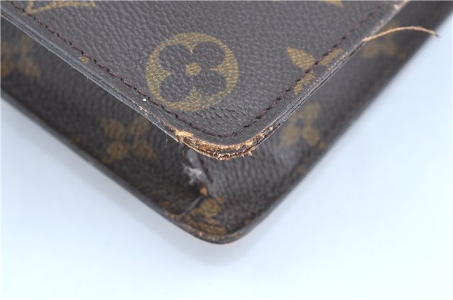 Auth Louis Vuitton Monogram Porte Documents Senateur Briefcase M53335 LV H9038