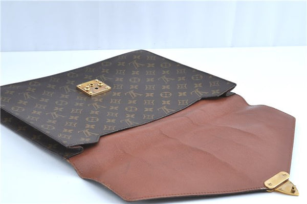 Auth Louis Vuitton Monogram Porte Documents Senateur Briefcase M53335 LV H9038