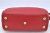 Auth SAINT LAURENT Baby Duffle 2Way Shoulder Hand Bag Purse Leather Red H9040