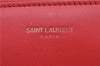 Auth SAINT LAURENT Baby Duffle 2Way Shoulder Hand Bag Purse Leather Red H9040