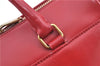 Auth SAINT LAURENT Baby Duffle 2Way Shoulder Hand Bag Purse Leather Red H9040