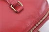 Auth SAINT LAURENT Baby Duffle 2Way Shoulder Hand Bag Purse Leather Red H9040