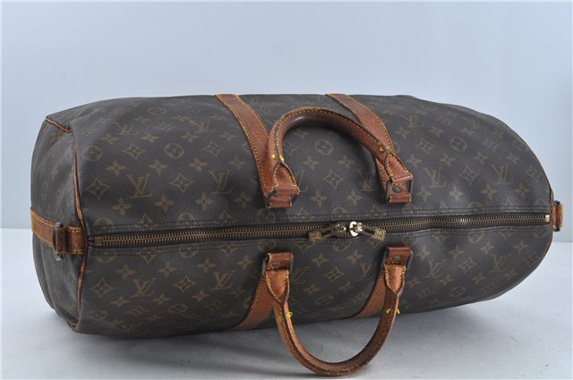 Auth Louis Vuitton Monogram Keepall Bandouliere 50 Boston Bag M41416 LV H9043