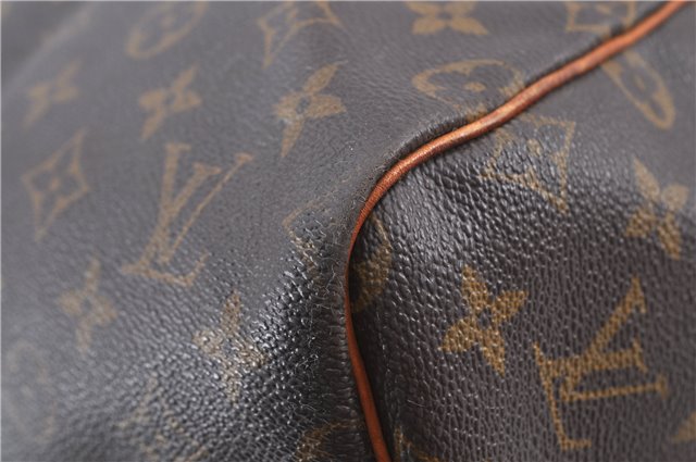 Auth Louis Vuitton Monogram Keepall Bandouliere 55 Boston Bag M41414 LV H9044