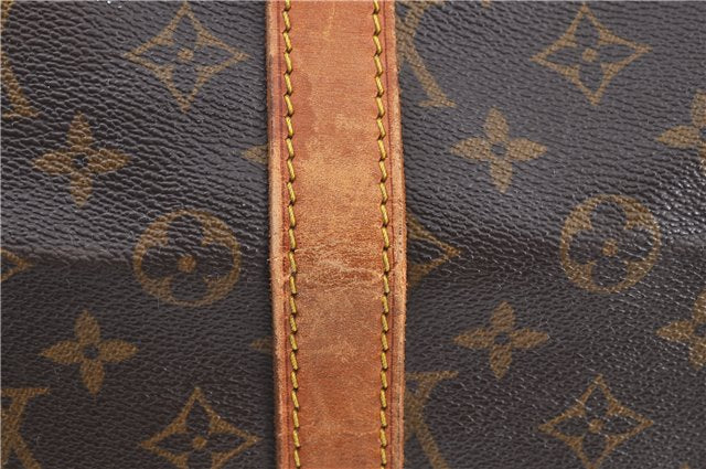 Auth Louis Vuitton Monogram Keepall Bandouliere 55 Boston Bag M41414 LV H9044