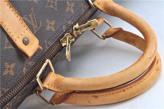 Authentic Louis Vuitton Monogram Keepall 50 Boston Bag M41426 Junk LV H9046