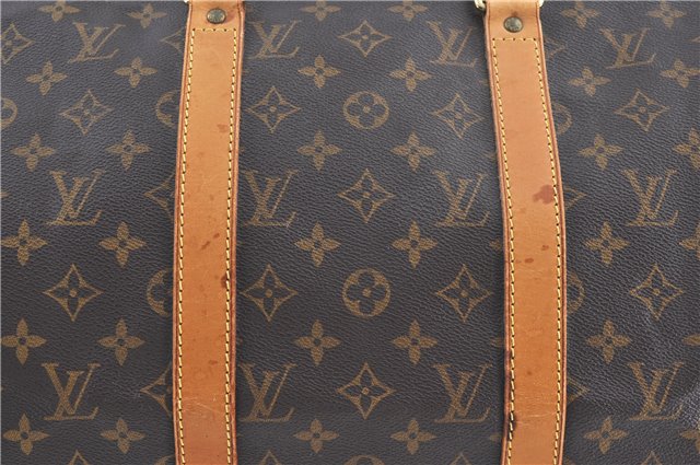 Authentic Louis Vuitton Monogram Keepall 50 Boston Bag M41426 Junk LV H9046