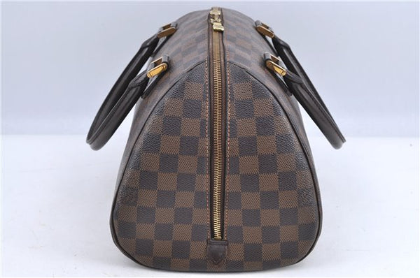 Authentic Louis Vuitton Damier Ribera MM Hand Boston Bag N41434 LV H9047