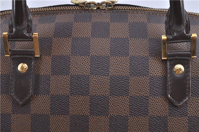 Authentic Louis Vuitton Damier Ribera MM Hand Boston Bag N41434 LV H9047