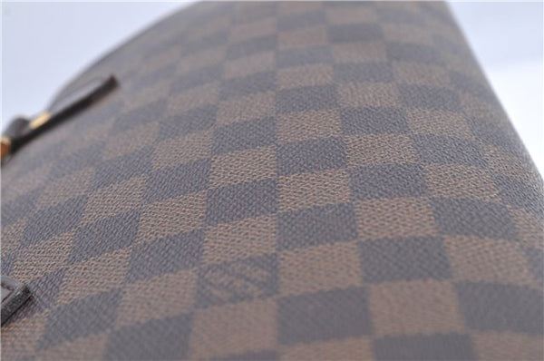 Authentic Louis Vuitton Damier Ribera MM Hand Boston Bag N41434 LV H9047