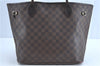 Authentic Louis Vuitton Damier Neverfull MM Tote Bag N51105 LV Junk H9048