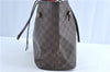 Authentic Louis Vuitton Damier Neverfull MM Tote Bag N51105 LV Junk H9048